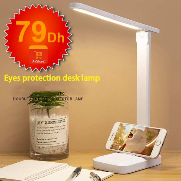 Lampe LED de bureau pliable rechargeable