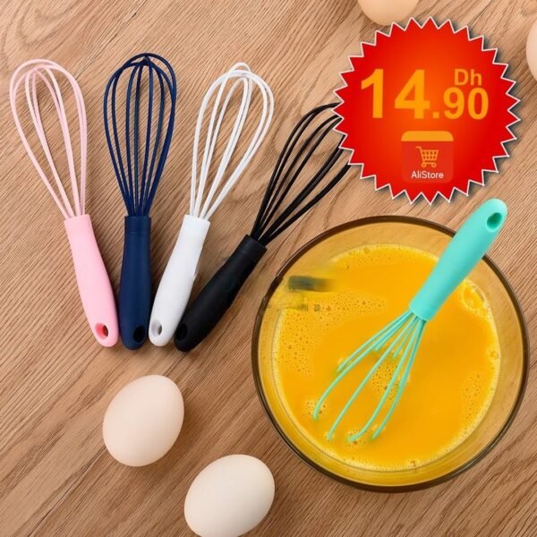 Mini Fouet Batteur en silicone.